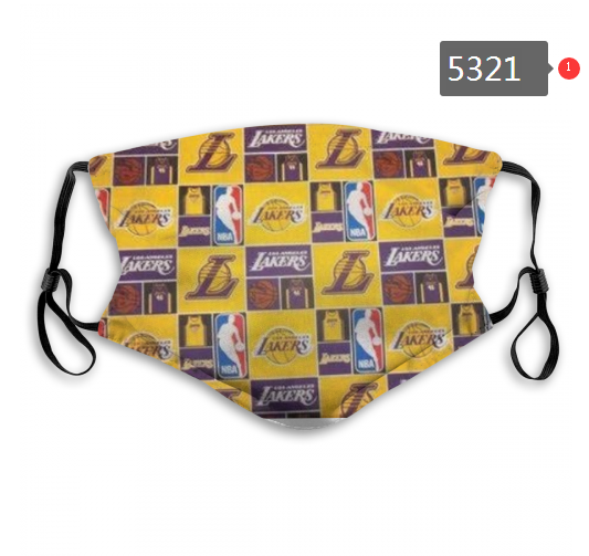 2020 NBA Los Angeles Lakers #1 Dust mask with filter